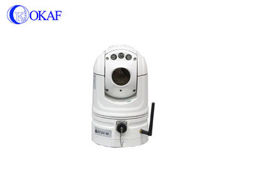 Caméra portative de la radio PTZ, bourdonnement optique de la caméra 20X de dôme de Wifi GPS PTZ