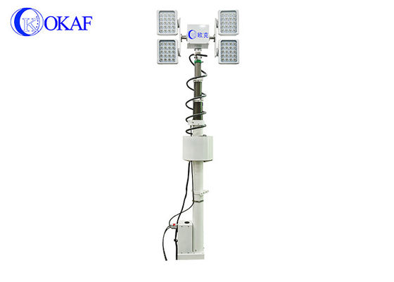 Mât 4*120W CREE Lamp de RS485 6M Mobile Aluminum Telescoping