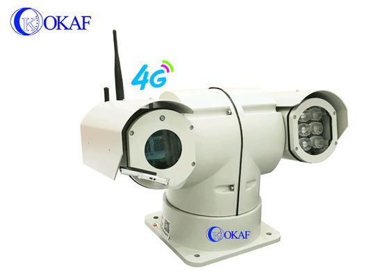 Caméra antichoc RS485 d'IP du toit PTZ de véhicule d'OKAF 4G pour la police