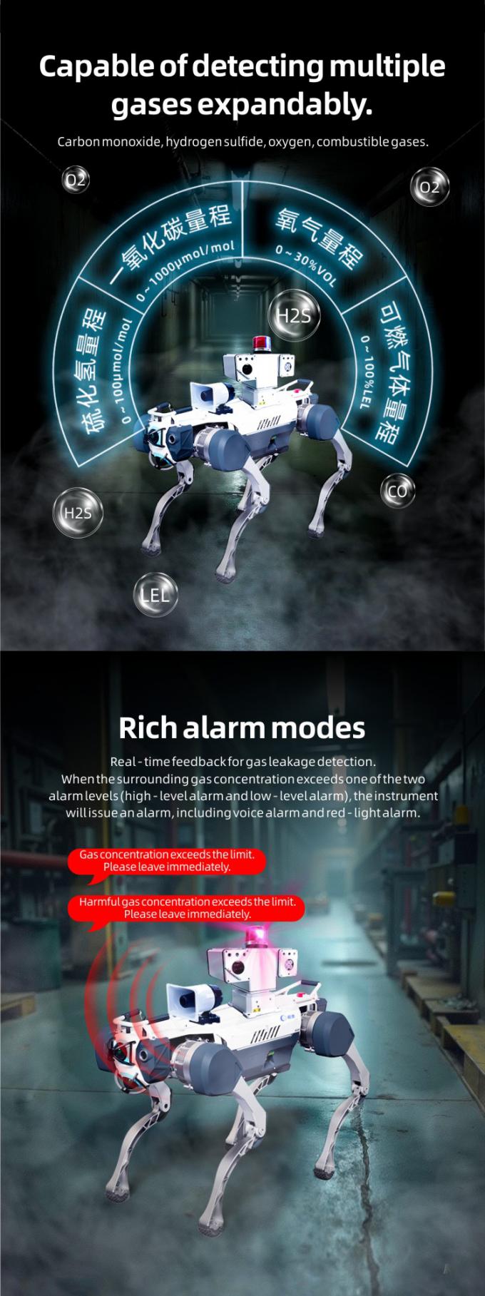 OKAF AI Surveillance Autonome Robot de patrouille de sécurité Robot de garde industriel Robot chien de sécurité intelligent Robot quadruplé 5