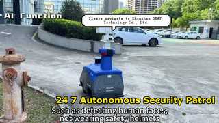 Robot de sécurité patrouille autonome OK-ROB03