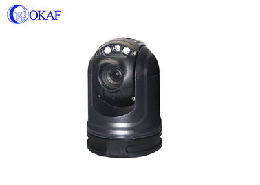 Caméra montée sur véhicule de Ptz de 360 degrés, grande vitesse de caméra de dôme d'IP du noir IP66