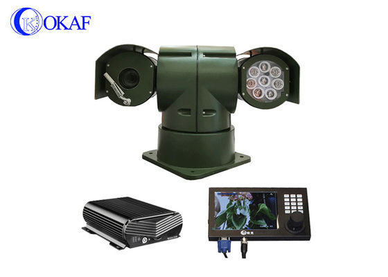 Caméra PTZ mobile montée sur véhicule RS485 2.0MP zoom optique 20x 25x