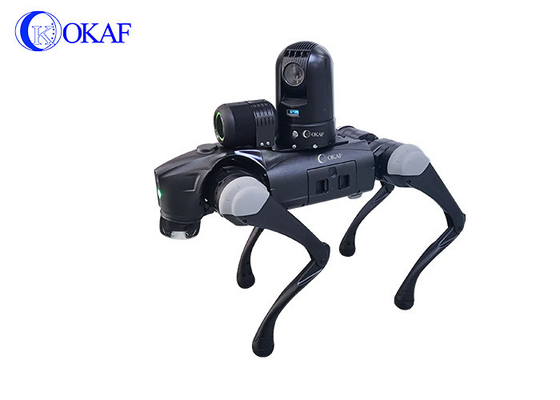 Intelligence HD AI Caméra de sécurité Chien robot quadruple