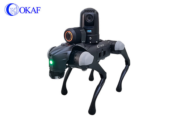 Intelligence HD AI Caméra de sécurité Chien robot quadruple