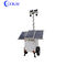 Mobile Sentry Surveillance Trailers Mobile Solar Tower Telescopic Mast 10ft- 20ft