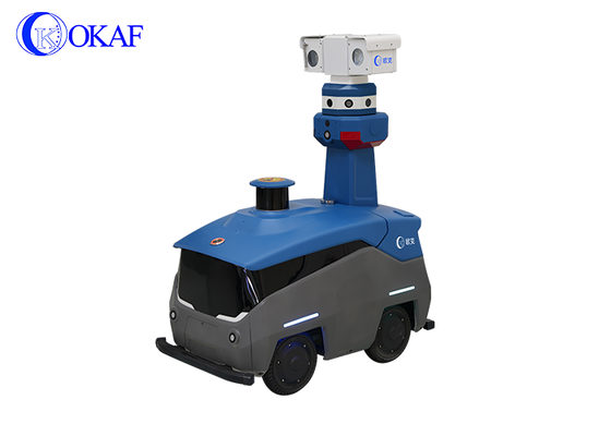 Patrouille de sécurité robot intelligent de recharge automatique pour une grande zone d'usine gardien de porte d'école