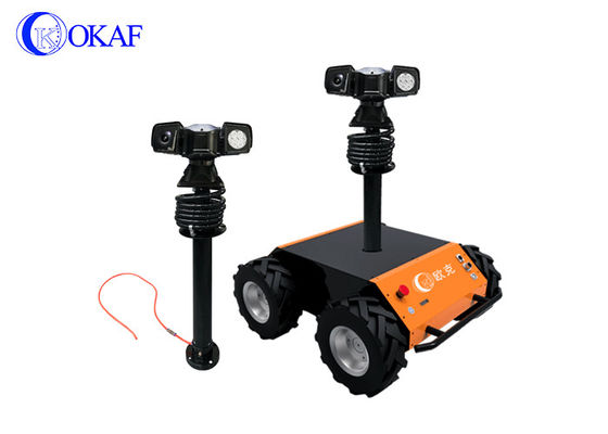 6r/ mât télescopique monté sur véhicule 20m de robot minimum pneumatiques