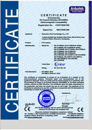 LA CHINE Shenzhen Okaf Technology Co., Ltd. Certifications